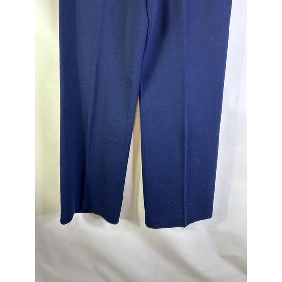 Vintage 70s Rockabilly Pant Suit Wide Leg Pants Color Block Sweater - Picture 10 of 10